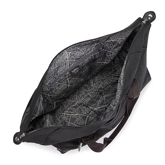 Sacs Fourre Tout Kipling Art on Wheels Rolling Noir | FR 1437JP